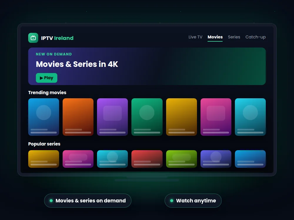 IPTV on Firestick – movies and series on demand